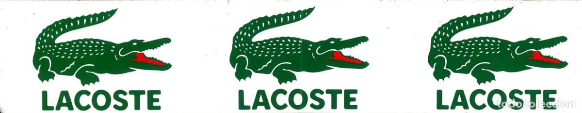 Pegatinas de colecci&oacute;n: PEGATINA - ADHESIVO - MARCAS - LACOSTE