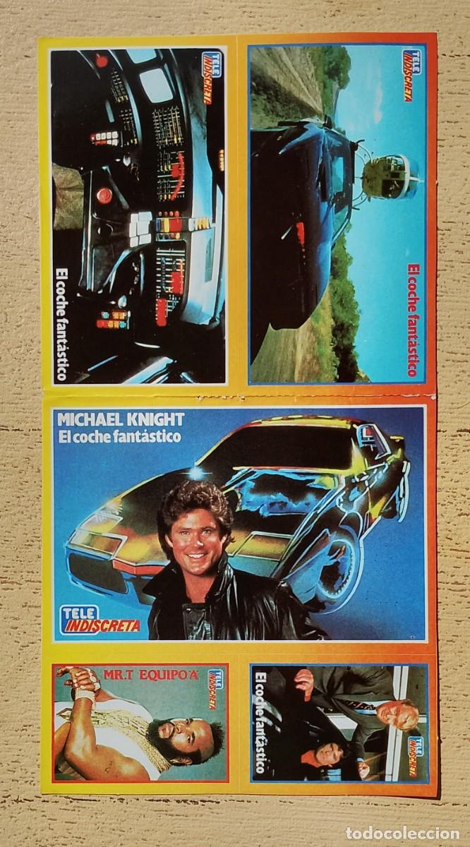 Pegatinas de colecci&oacute;n: El Coche Fant&aacute;stico Mr T Barracus Tele Indiscreta Cromos Pegatinas
