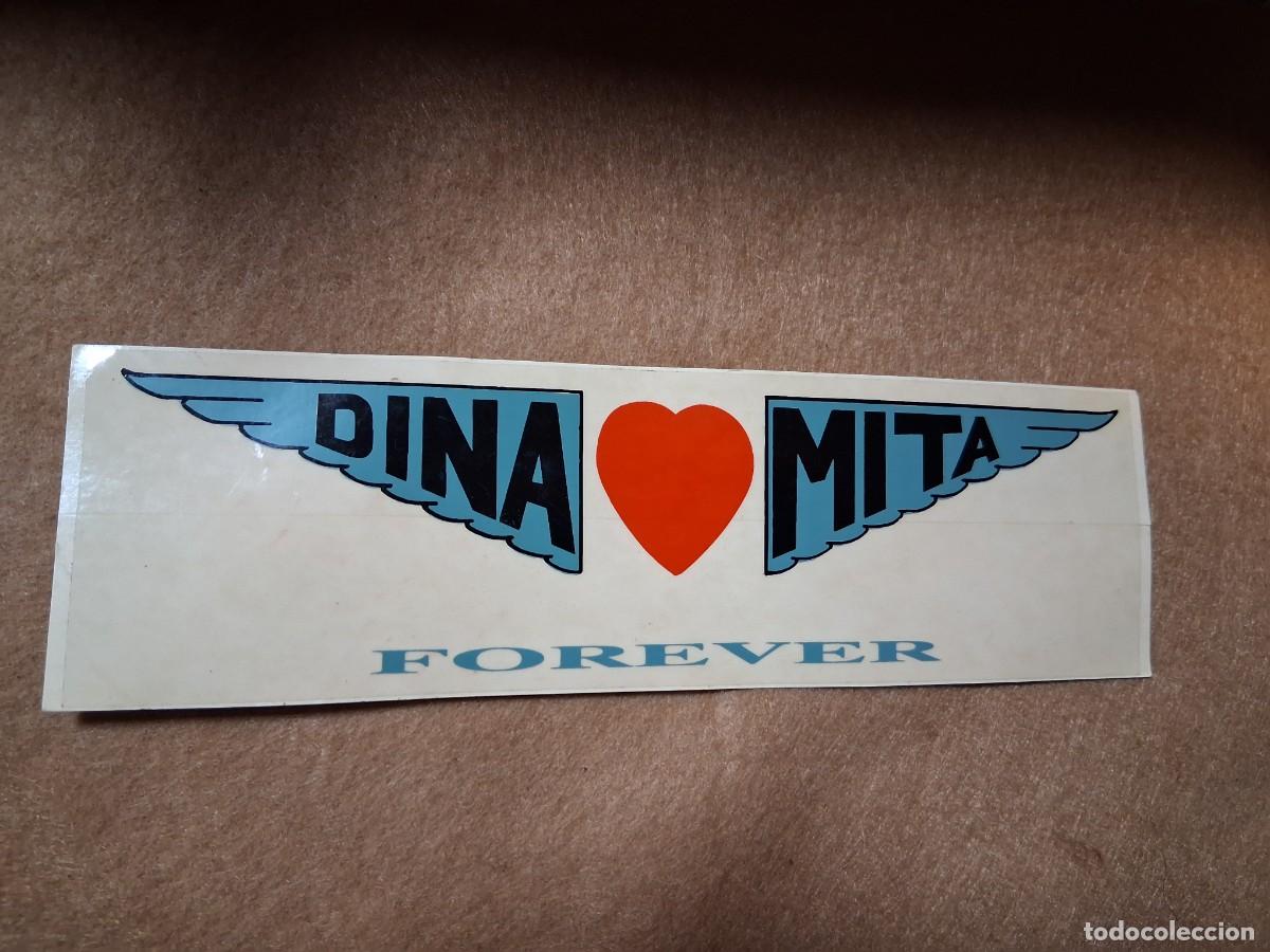 Pegatinas de colecci&oacute;n: PEGATINA DINA MITA. TAMA&Ntilde;O 5,5X18 CMS.