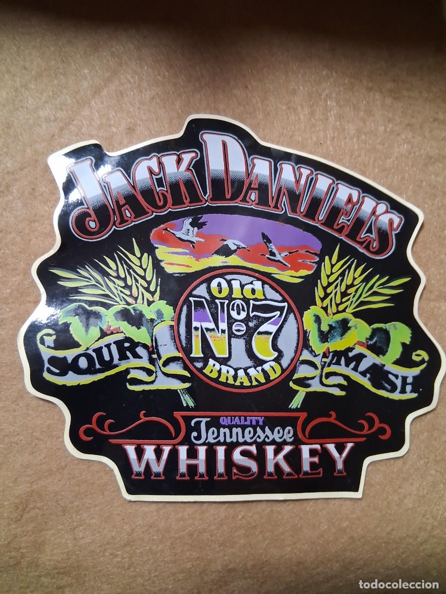 Pegatinas de colecci&oacute;n: PEGATINA JACK DANIEL&acute;S , OLD N&ordm; 7. TAMA&Ntilde;O 15 X 14 CMS.