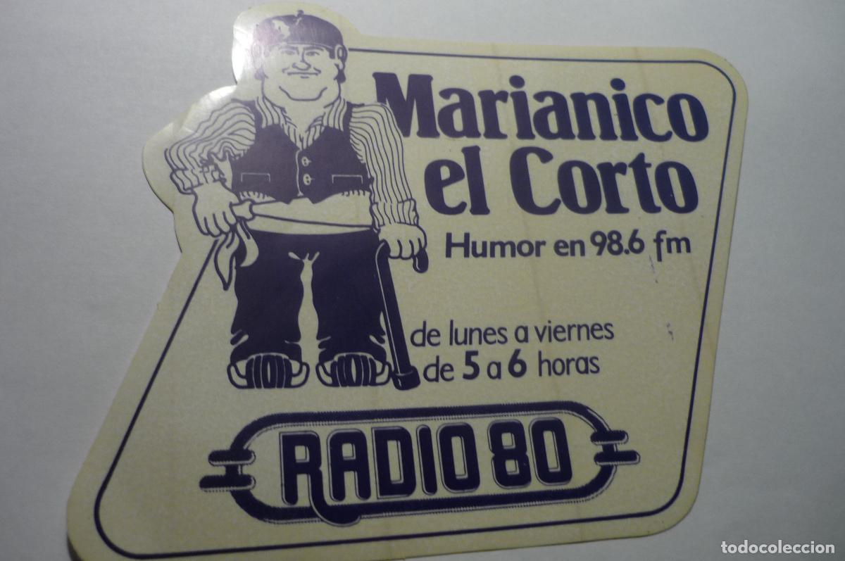 Pegatinas de colecci&oacute;n: pegatina radiodifusion radio 80-marianico el corto