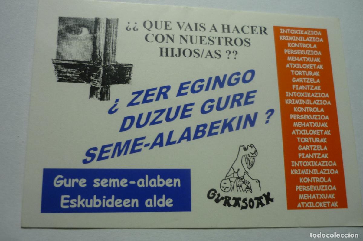 Pegatinas de colecci&oacute;n: pegatina vasca gurasoak