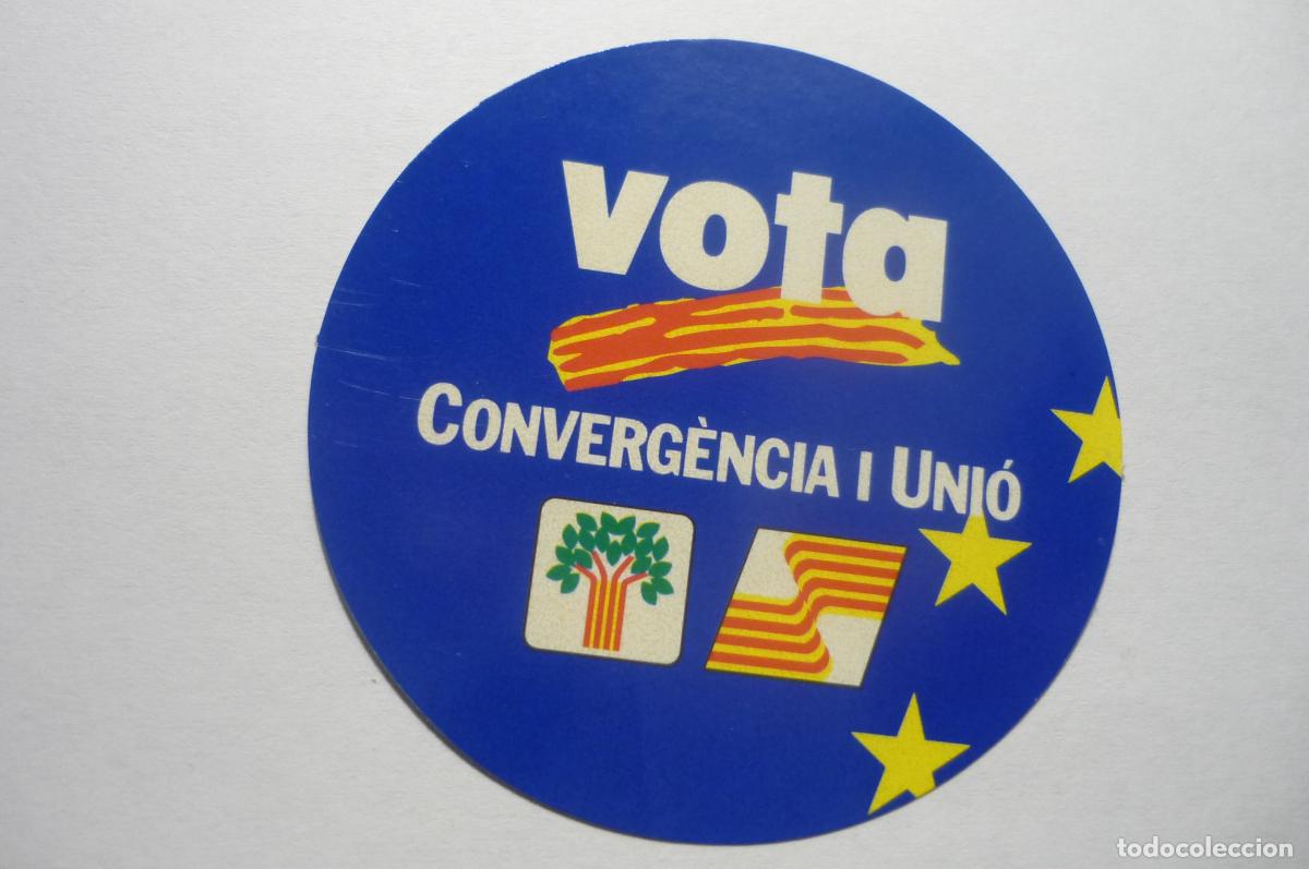 Pegatinas de colecci&oacute;n: pegatina politica convergencia i unio