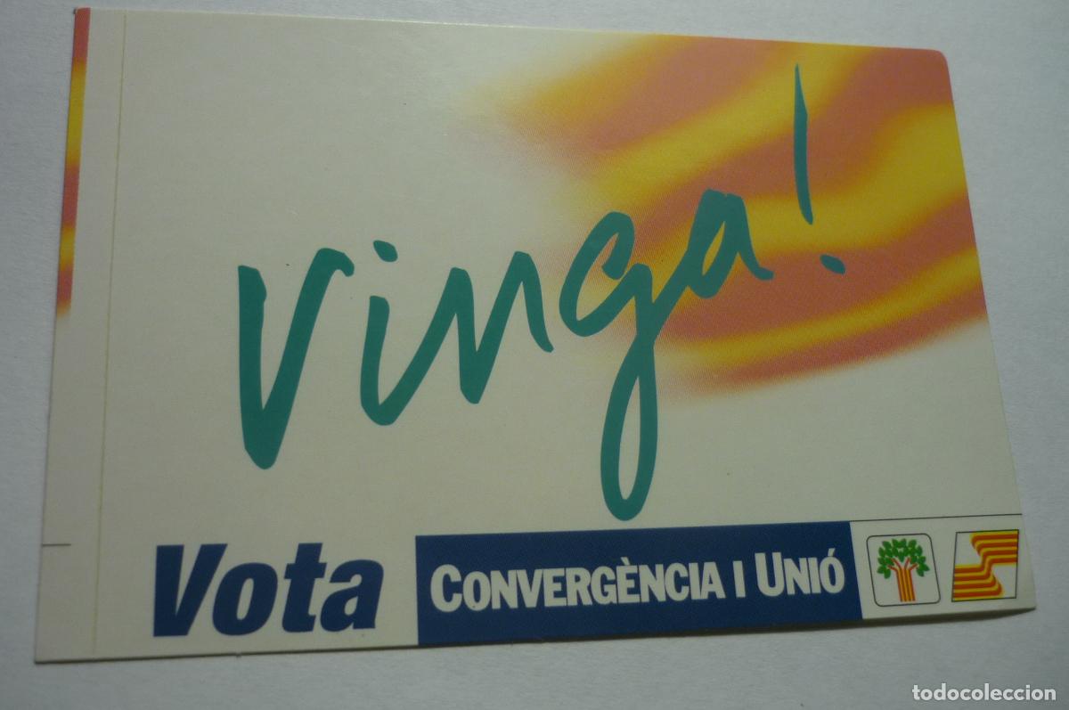Pegatinas de colecci&oacute;n: pegatina politica convergencia i unio catalan