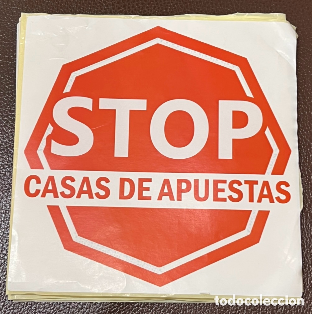 Pegatinas de colecci&oacute;n: Pegatina. STOP Casas de Apuestas.