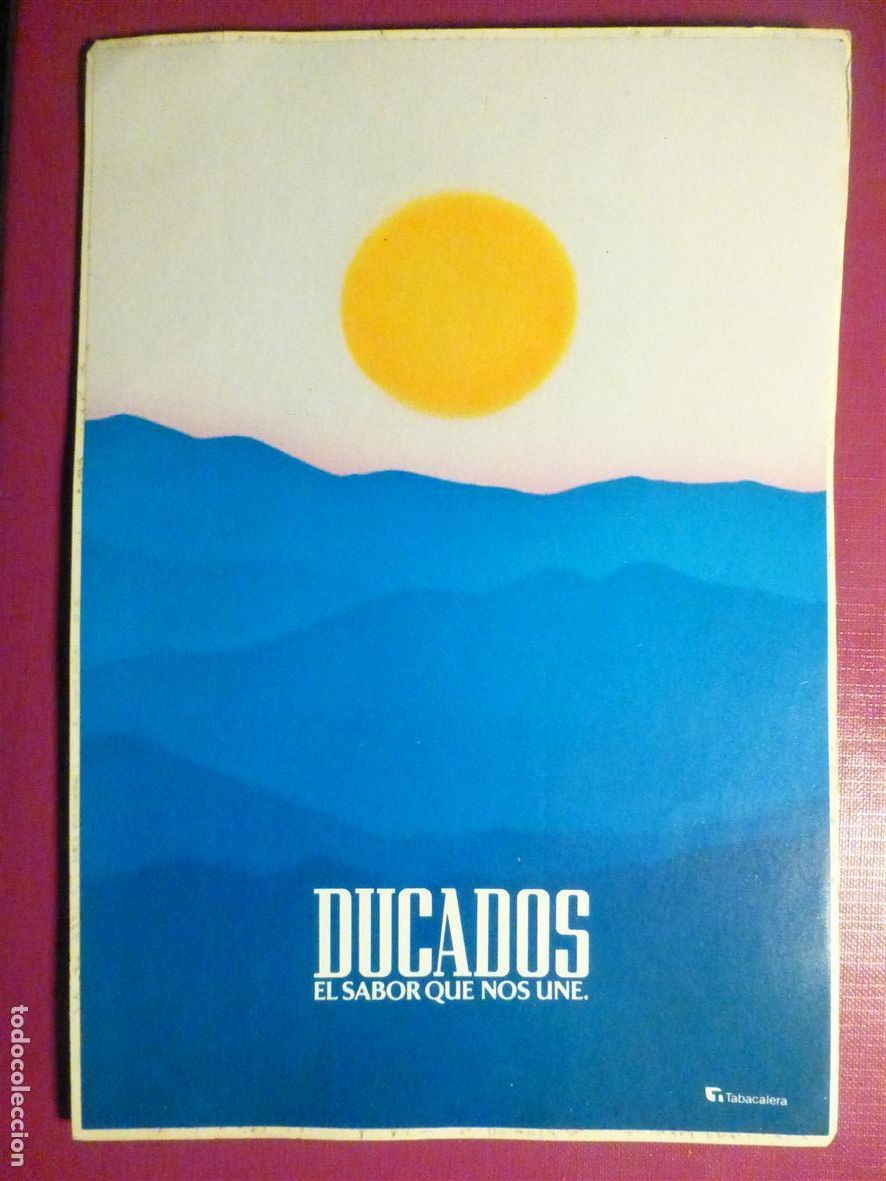 Pegatinas de colecci&oacute;n: Pegatina - Adhesivo - Sticker - Ducados - Tabaco Negro - Cigarrillos - Estancos - 14 x 20 cm.
