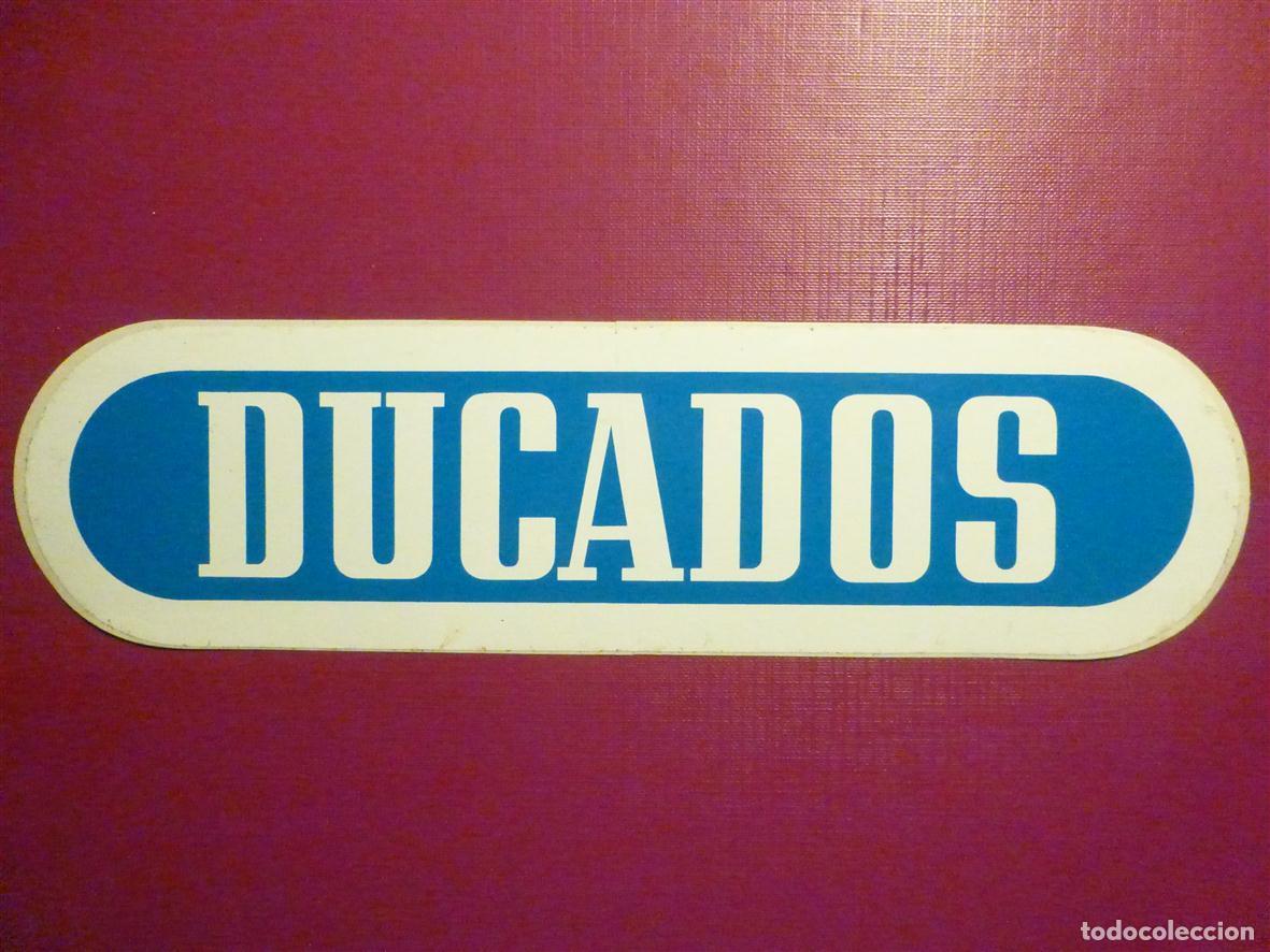 Pegatinas de colecci&oacute;n: Pegatina - Adhesivo - Sticker - Ducados - Tabaco Negro - Cigarrillos - Estancos - 24,5 x 6,75 cm.