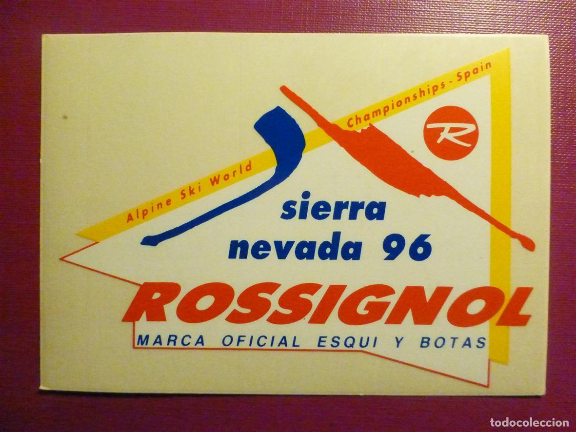 Pegatinas de colecci&oacute;n: PEGATINA - ADHESIVO - STICKER - SIERRA NEVADA 96 - ROSSIGNOL - SQUI - SKI - 12, X 8,5 CM.