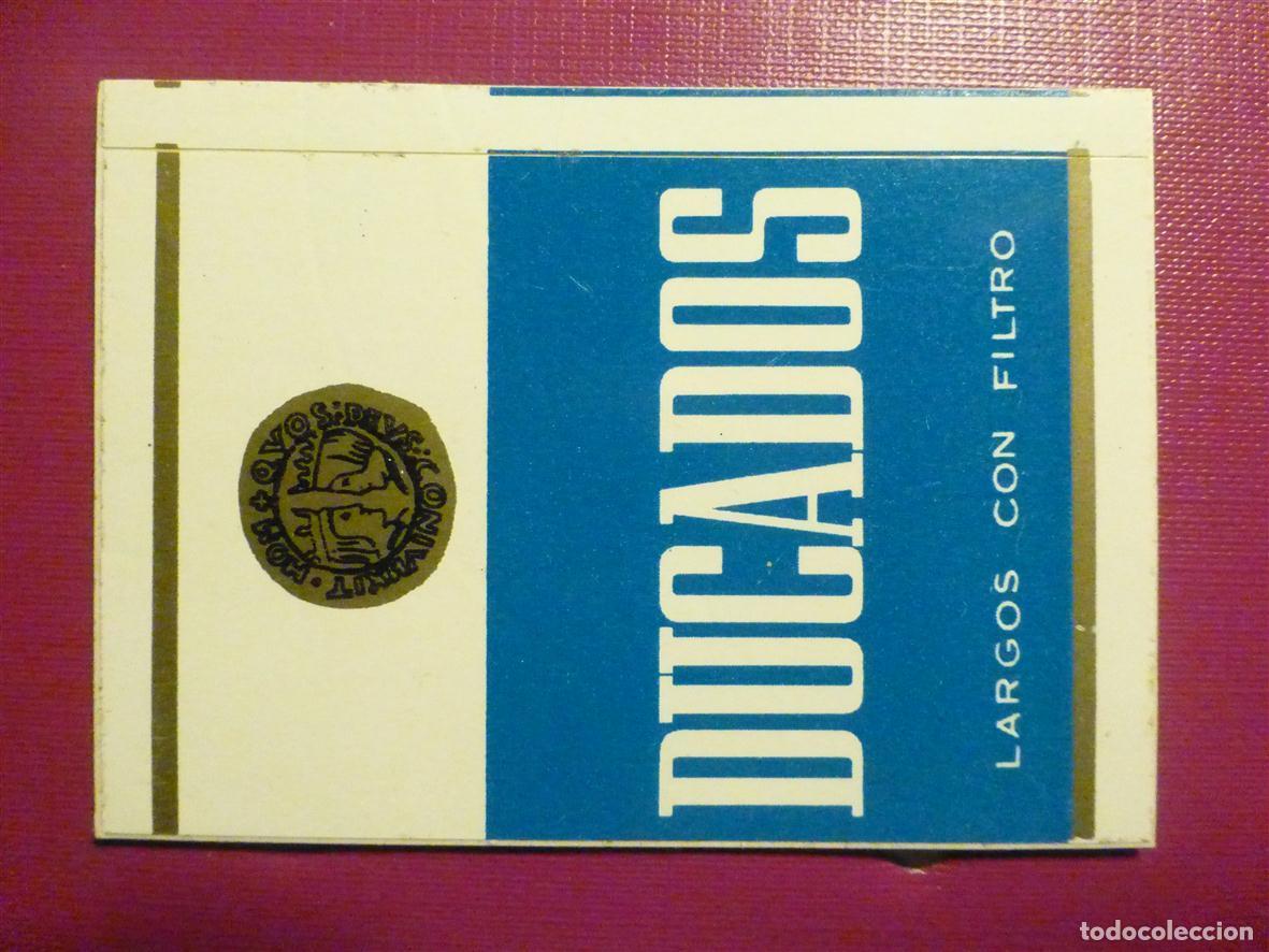 Pegatinas de colecci&oacute;n: Pegatina Estanco a&ntilde;os 80&acute;s, Adhesivo - Sticker Tabaco Negro - Paquete Cigarrillos Ducados - 6x8,5 cm