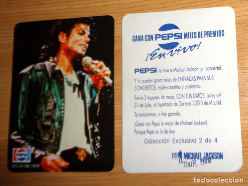 Pegatinas de colecci&oacute;n: PEGATINA ADHESIVO COLECCI&Oacute;N EXCLUSIVA MICHAEL JACKSON TOUR MUNDIAL 88 1988. 2 de 4. PEPSI COLA