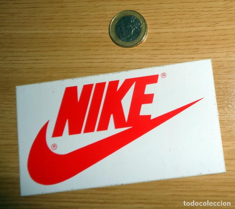 Pegatinas de colecci&oacute;n: PEGATINA ANTIGUA A&Ntilde;OS 80 PUBLICIDAD - NIKE - LOGOTIPO - BASKET