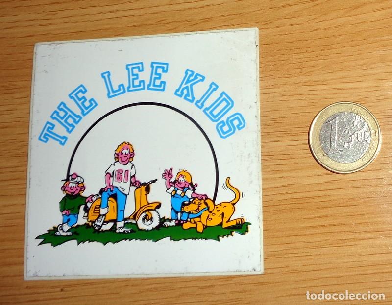Pegatinas de colecci&oacute;n: PEGATINA ANTIGUA A&Ntilde;OS 80 - PUBLICIDAD PANTALONES VAQUEROS NI&Ntilde;OS - THE LEE KIDS