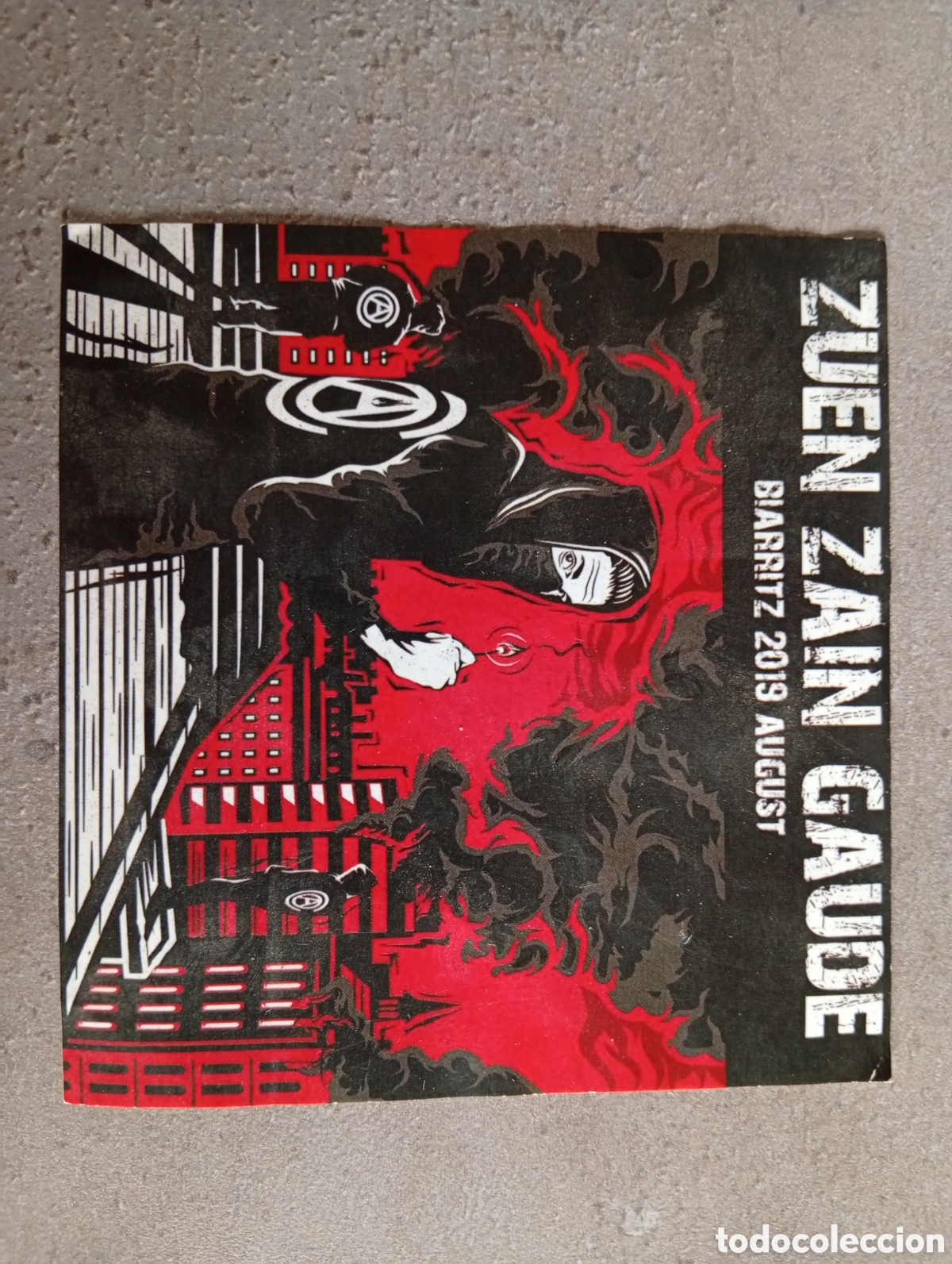 Pegatinas de colecci&oacute;n: PEGATINA BIARRITZ 2019 AUGUST ZUEN ZAIN GAUDE