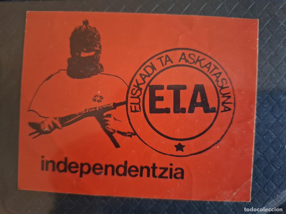 Pegatinas de colecci&oacute;n: Pegatina pol&iacute;tica vasca