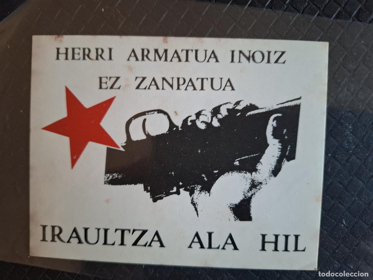 Pegatinas de colecci&oacute;n: Pegatina pol&iacute;tica vasca