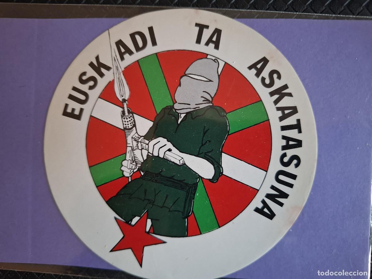 Pegatinas de colecci&oacute;n: Pegatina pol&iacute;tica vasca