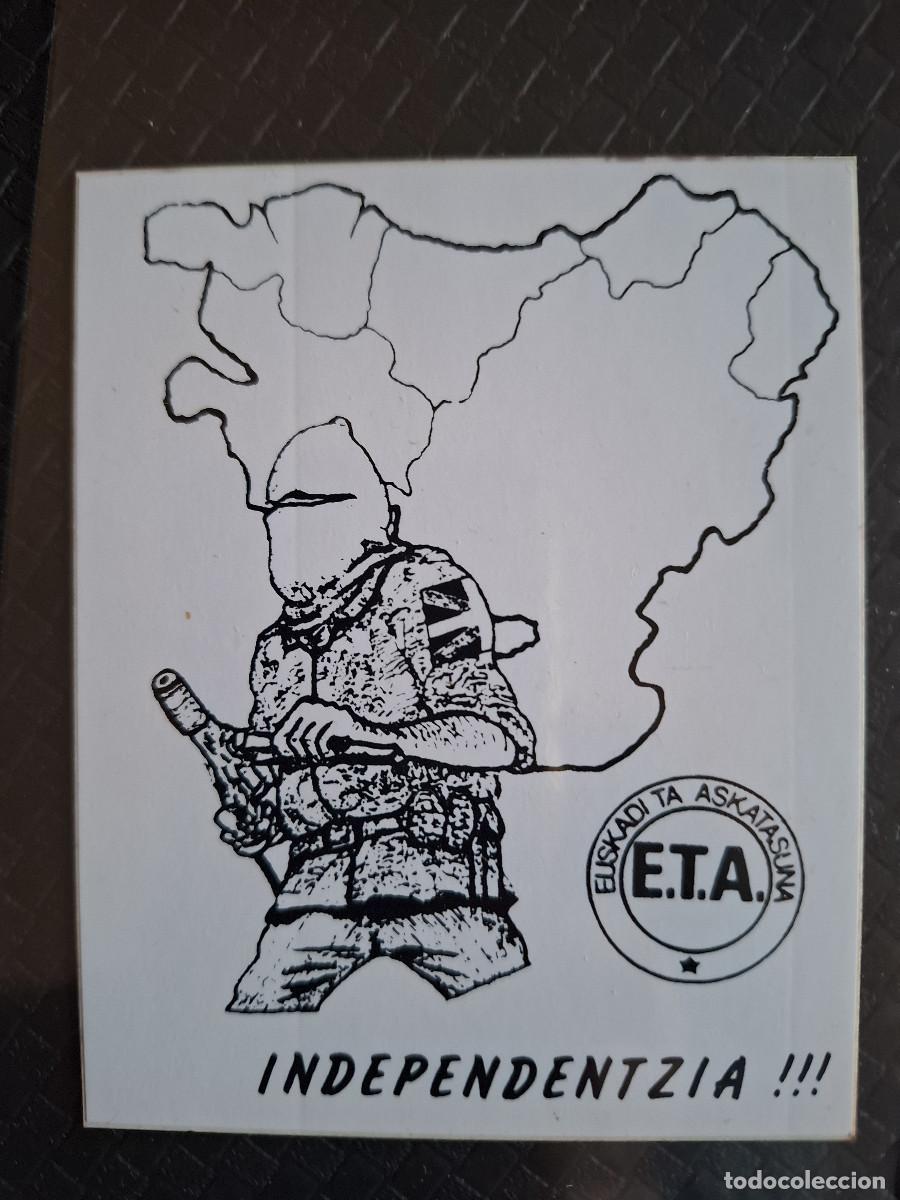 Pegatinas de colecci&oacute;n: Pegatina pol&iacute;tica vasca