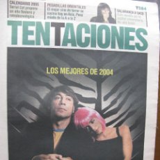 Coleccionismo de Periódico El País: EL PAIS DE LAS TENTACIONES NRO. 584. 30.12.2004.LOS MEJORES DEL 2004, ETC. COMPLETO.. Lote 48896269