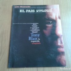 Coleccionismo de Periódico El País: EL PAIS SEMANAL Nº 1074 - 27/04/97 - TONY BLAIR, JHONNY DEEP, CARMEN LINARES, GUARDIOLA, RAUL, KIKO