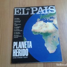 Coleccionismo de Periódico El País: EL PAIS SEMANAL Nº 67 - 31/05/92 - PLANETA HERIDO, EXTRA Nº VERDE, ECOLOGISTA, ATTENBOROUG, PLAGAS