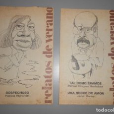 Coleccionismo de Periódico El País: DOS FASCICULOS 3 RELATOS DE VERANO -EL PAIS