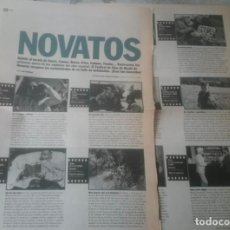 Coleccionismo de Periódico El País: NOVATOS. PRIMEROS PASOS DE LOS SANTONES DEL CINE ESPAÑOL (EL PAÍS DE LAS TENTACIONES 1996)