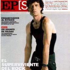 Coleccionismo de Periódico El País: 2001. MICK JAGGER. ZAIR SHAH. LEONARDO SBARAGLIA. ANTONIO PALACIOS, ARQUITECTO DE MADRID. VER.