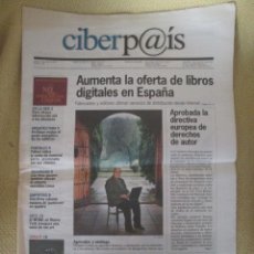 Coleccionismo de Periódico El País: CIBERPAIS Nº 163 2001