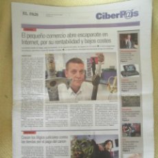 Coleccionismo de Periódico El País: CIBERPAIS Nº 411 2006