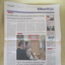 Coleccionismo de Periódico El País: CIBERPAIS Nº 318 2004