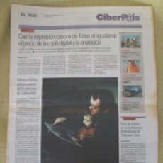Coleccionismo de Periódico El País: CIBERPAIS Nº 306 2004. Lote 156646090