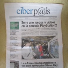 Coleccionismo de Periódico El País: CIBERPAIS Nº 105 2000