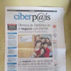 Coleccionismo de Periódico El País: CIBERPAIS Nº 33 1998