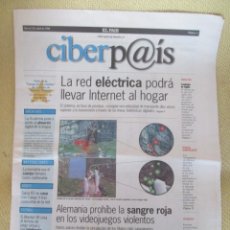 Coleccionismo de Periódico El País: CIBERPAIS Nº 4 1998