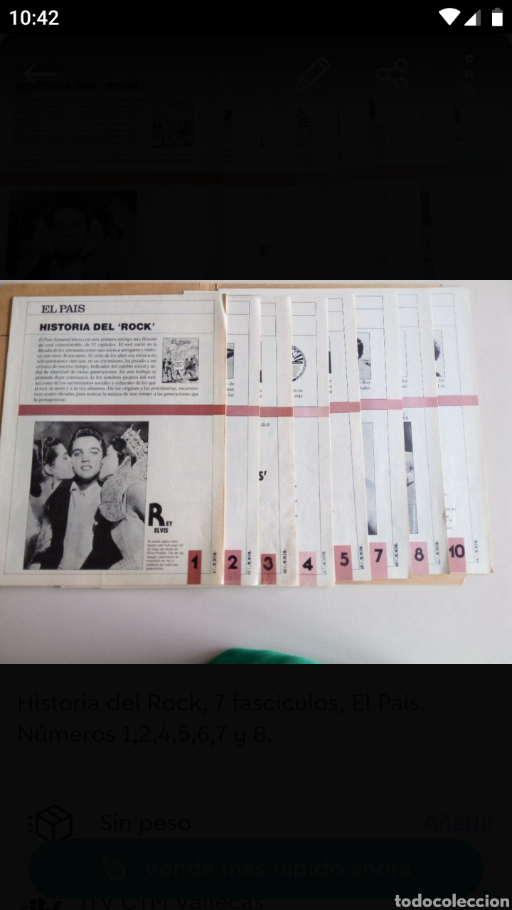 Coleccionismo de peri&oacute;dico El Pa&iacute;s: HISTORIA DEL ROK - Foto 1