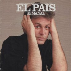 Coleccionismo de Periódico El País: EL PAÍS SEMANAL 1989 PAUL MCCARTNEY INTERVIEW BEATLES HELMUT NEWTON SPAIN MAGAZINE REVISTA. Lote 208855116
