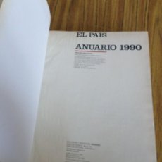 Coleccionismo de Periódico El País: EL PAIS ANUARIO 1990 - 91 - 92. Lote 209735276