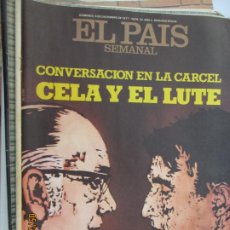 Collezionismo di Periódico El País: EL PAIS SEMANAL REVISTA Nº 34 - DICIEMBRE 1977 - CONVERSACION EN LA CARCEL CELA Y EL LUTE