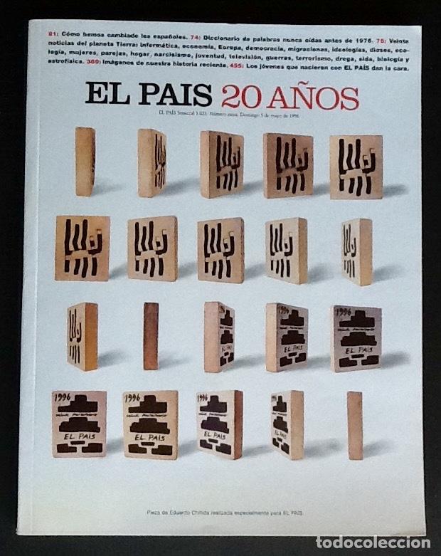Colecionismo do Jornal El Pa&iacute;s: DIARIO - EL PAIS. 20 A&Ntilde;OS. 1976-1996. ENVIO CERTIFICADO INCLUIDO.