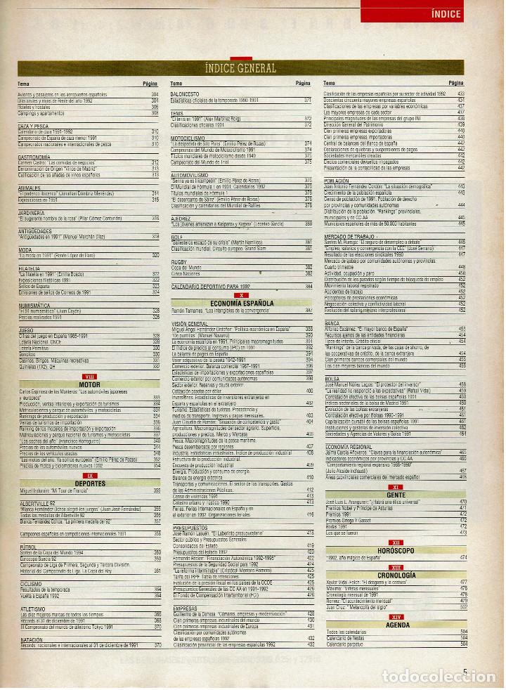 Coleccionismo de Periódico El País: Anuario El País. 1992 - Foto 3 - 254916345