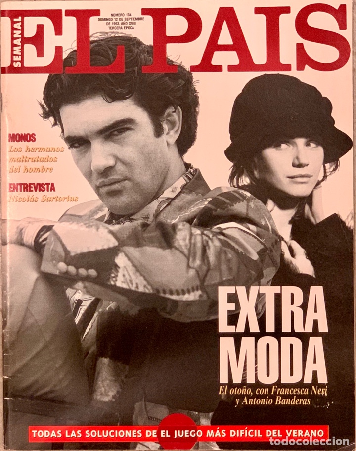 Collezionismo di Peri&oacute;dico El Pa&iacute;s: Revista EL PA&Iacute;S SEMANAL. N&ordm; 134. 12 septiembre 1993.