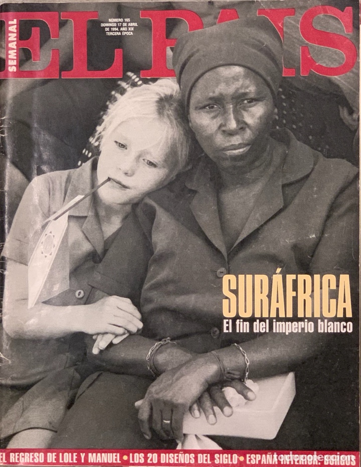 Collezionismo di Peri&oacute;dico El Pa&iacute;s: Revista EL PA&Iacute;S SEMANAL. N&ordm; 165. 17 abril 1994.