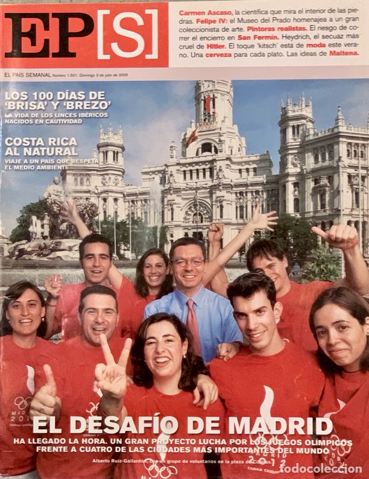 Collectionnisme de Journal El Pa&iacute;s: Revista EL PA&Iacute;S SEMANAL. N&ordm; 1501. 2 julio 2005.