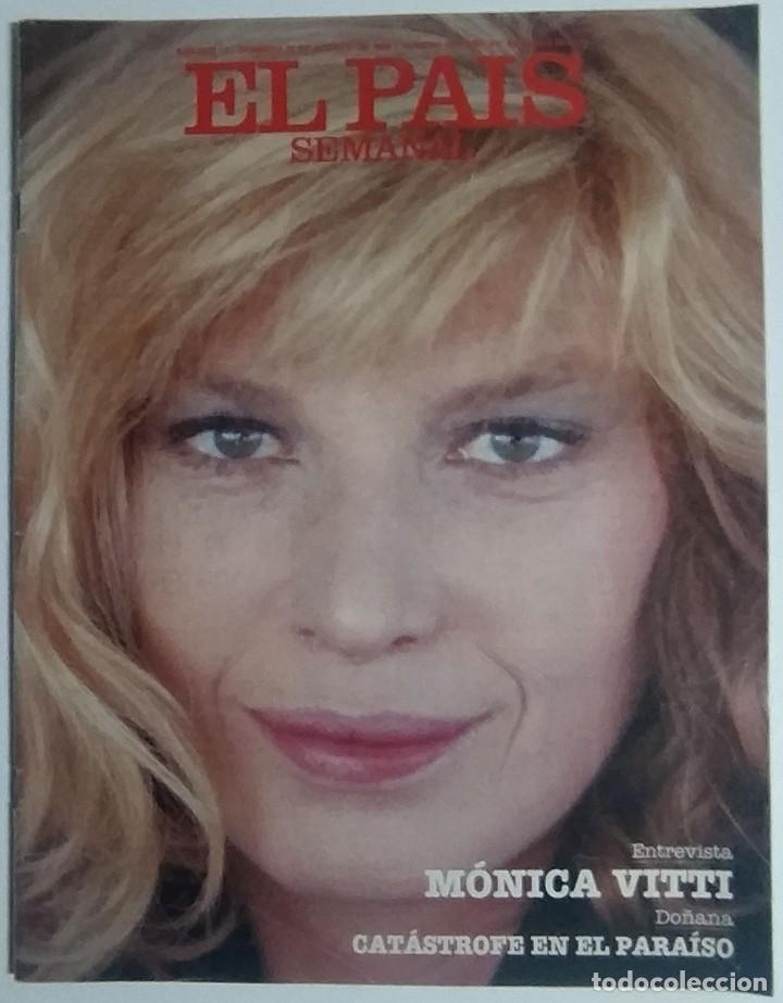 Collezionismo di Peri&oacute;dico El Pa&iacute;s: EL PA&Iacute;S SEMANAL - 12 Agosto 1990 - N&uacute;mero 696 - M&oacute;nica Vitti, Do&ntilde;ana, cat&aacute;strofe en el para&iacute;so