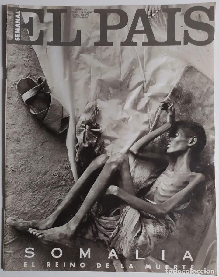 Collezionismo di Peri&oacute;dico El Pa&iacute;s: EL PA&Iacute;S SEMANAL - 24 Enero 1993 - N&uacute;mero 101 - Somalia, reino de la muerte, Guerra, &Aacute;frica, Hambre