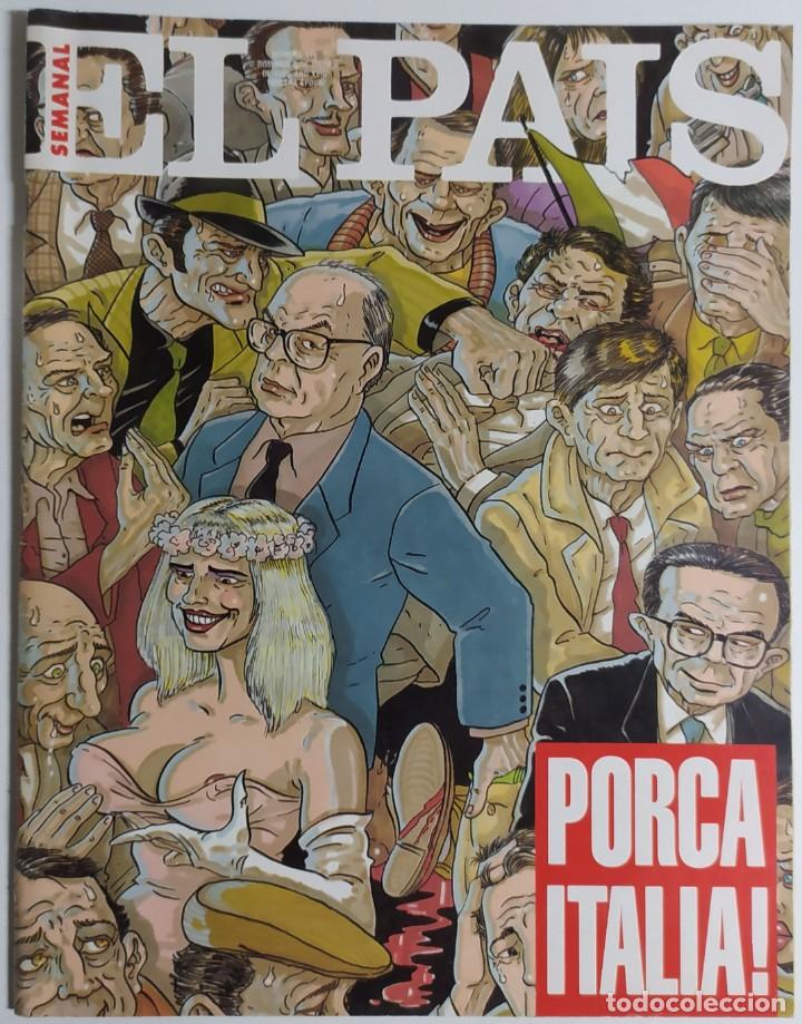 Collezionismo di Peri&oacute;dico El Pa&iacute;s: EL PA&Iacute;S SEMANAL - 2 Mayo 1993 - N&uacute;mero 115 - Porca Italia, Cicciolina
