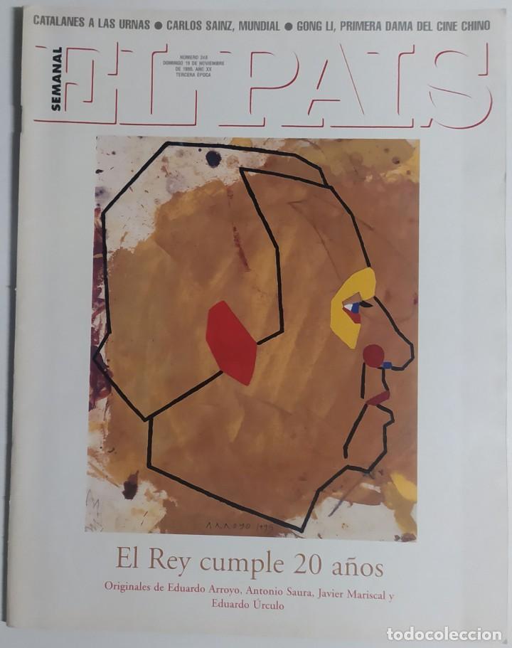 Colecionismo do Jornal El Pa&iacute;s: EL PA&Iacute;S SEMANAL - 19 Noviembre 1995 - N&uacute;mero 248 - Rey Juan Carlos I, 20 a&ntilde;os, Carlos Sainz, Gong Li