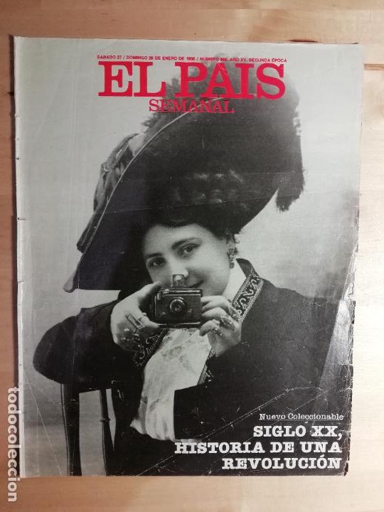 Collezionismo di Peri&oacute;dico El Pa&iacute;s: Portada El Pa&iacute;s Semanal anunciando el coleccionable Un siglo revolucionario 28 de enero de 1990