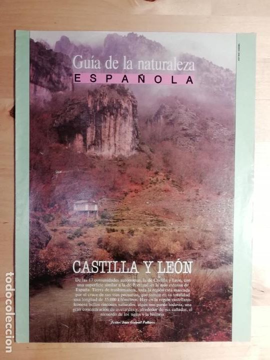 Collezionismo di Peri&oacute;dico El Pa&iacute;s: Gu&iacute;a de la naturaleza espa&ntilde;ola Castilla y Le&oacute;n