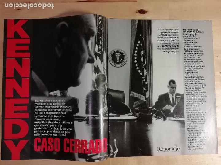 Collezionismo di Peri&oacute;dico El Pa&iacute;s: Reportaje Kennedy Caso cerrado El Pa&iacute;s